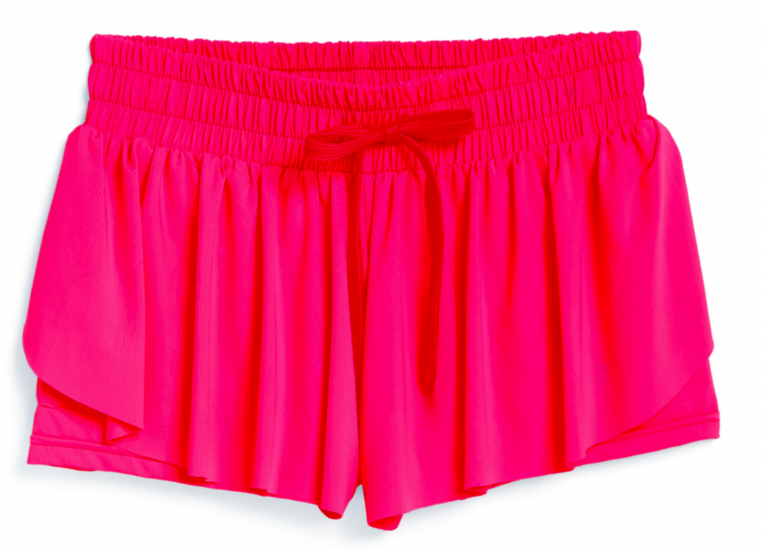 Fly Away Short- Barbie Pink