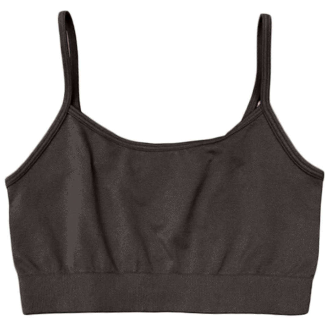 Seamless Basic Bralette - Black