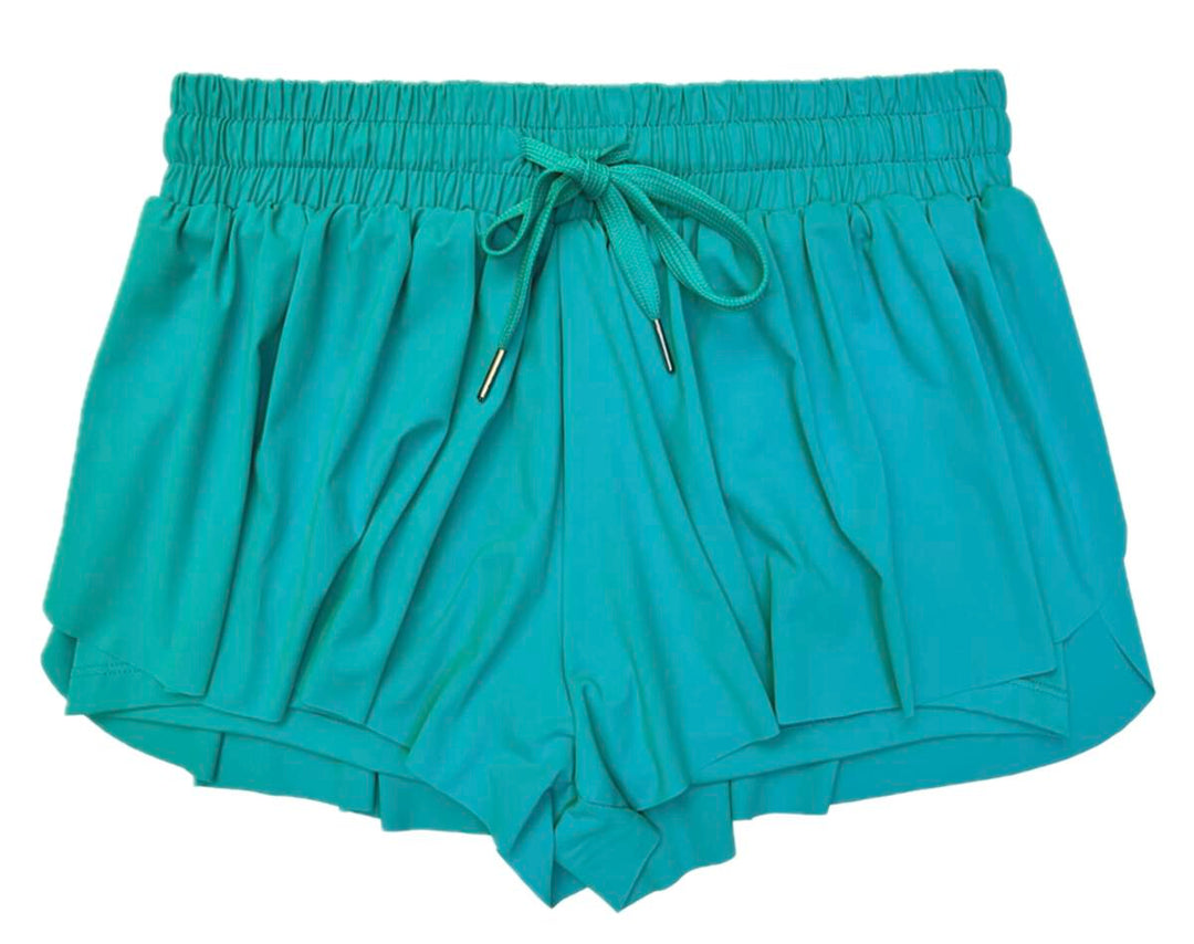 Fly Away Short- Turquoise Blue