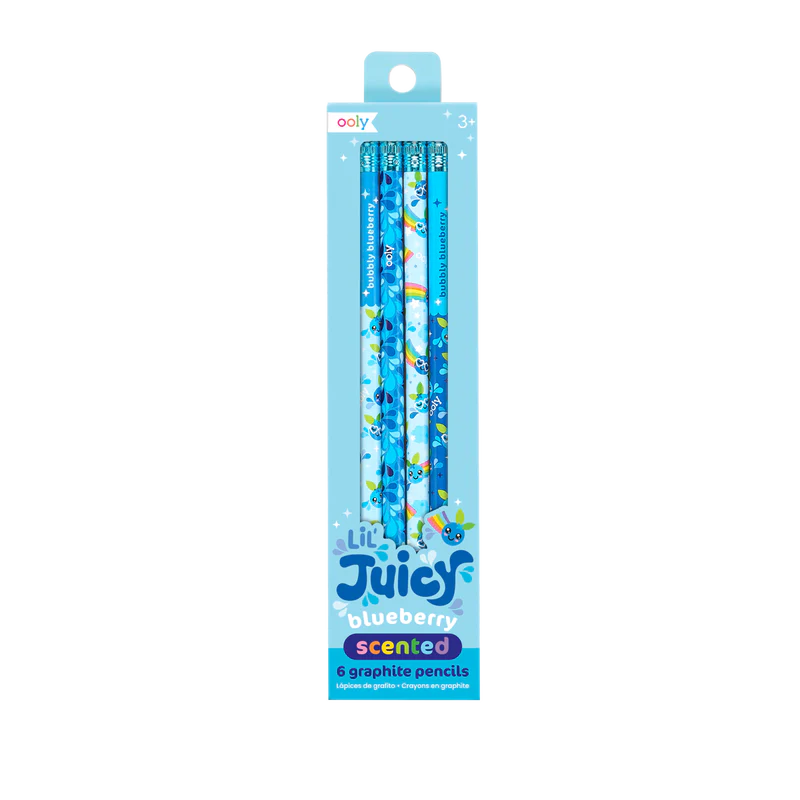 Lil Juicy Scented Graphite Pencils- Blueberry