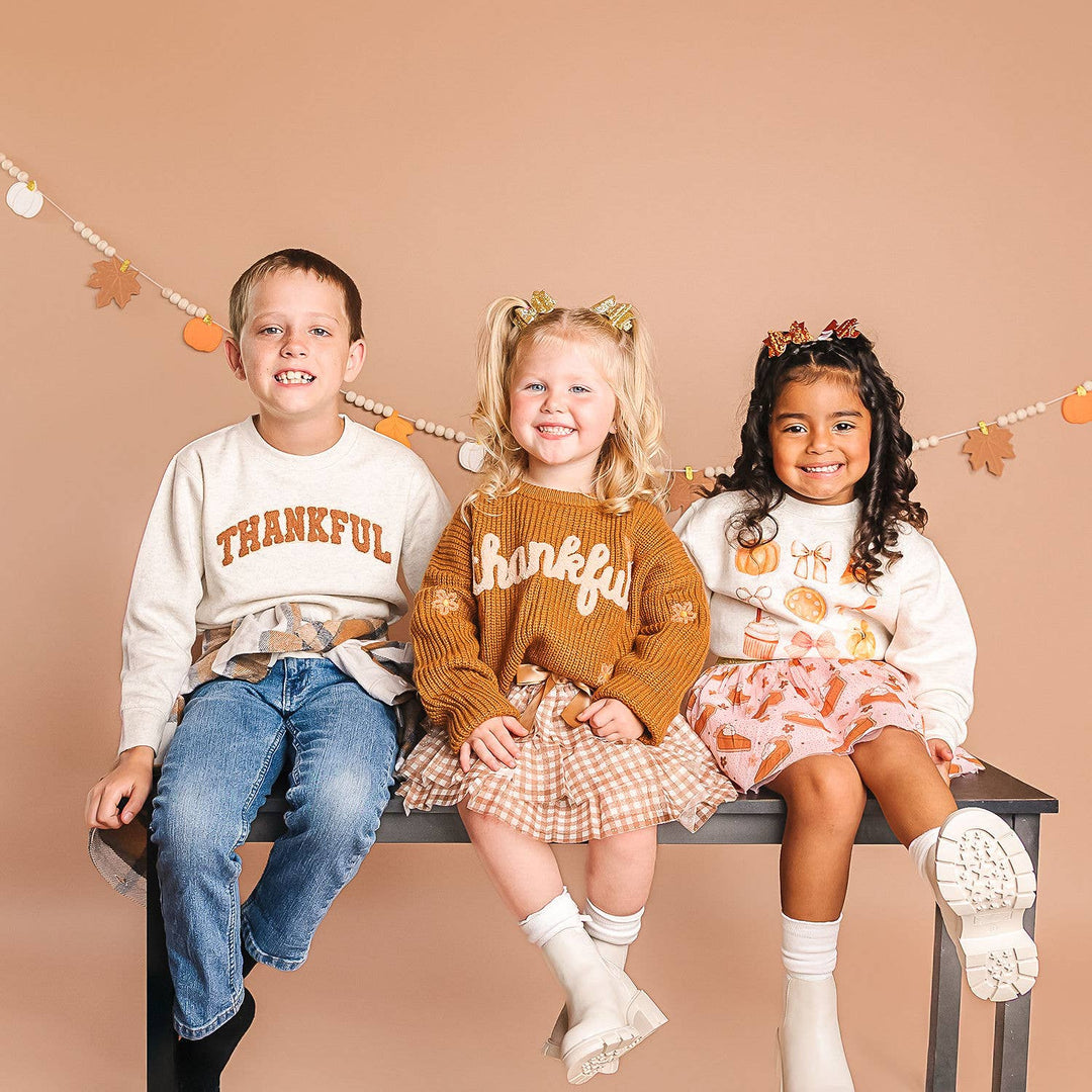 Thankful Thanksgiving Knit Sweater