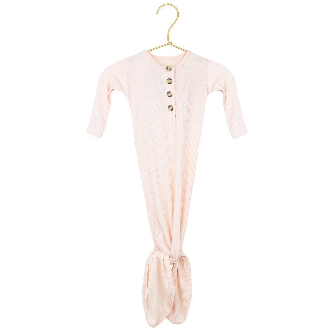 Rosie Ribbed Knotted Gown Set