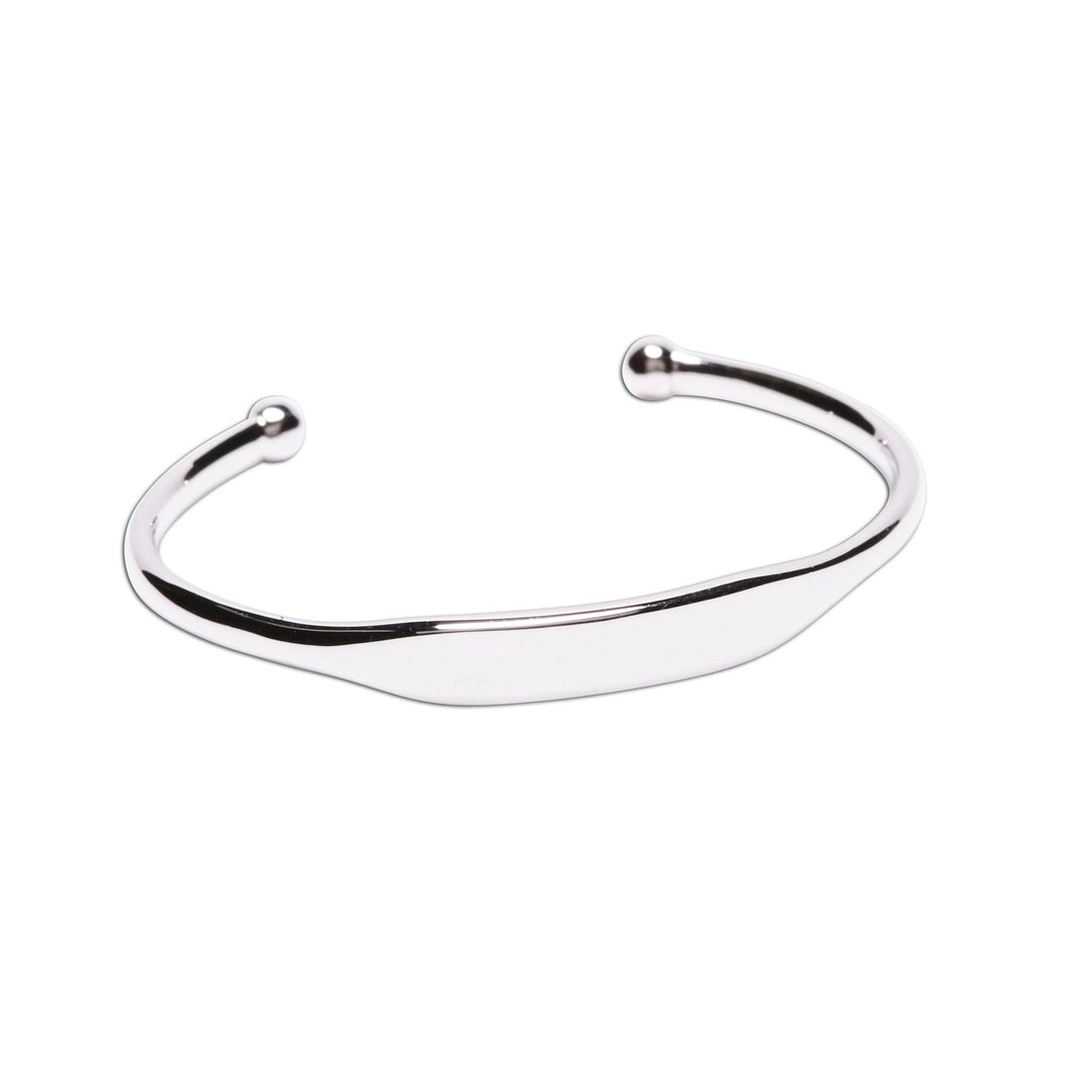 Cuff - Sterling Silver Kids Bracelet: Medium 1-5 Years