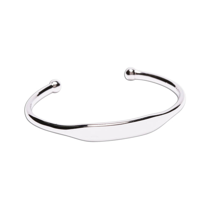 Cuff - Sterling Silver Kids Bracelet: Medium 1-5 Years