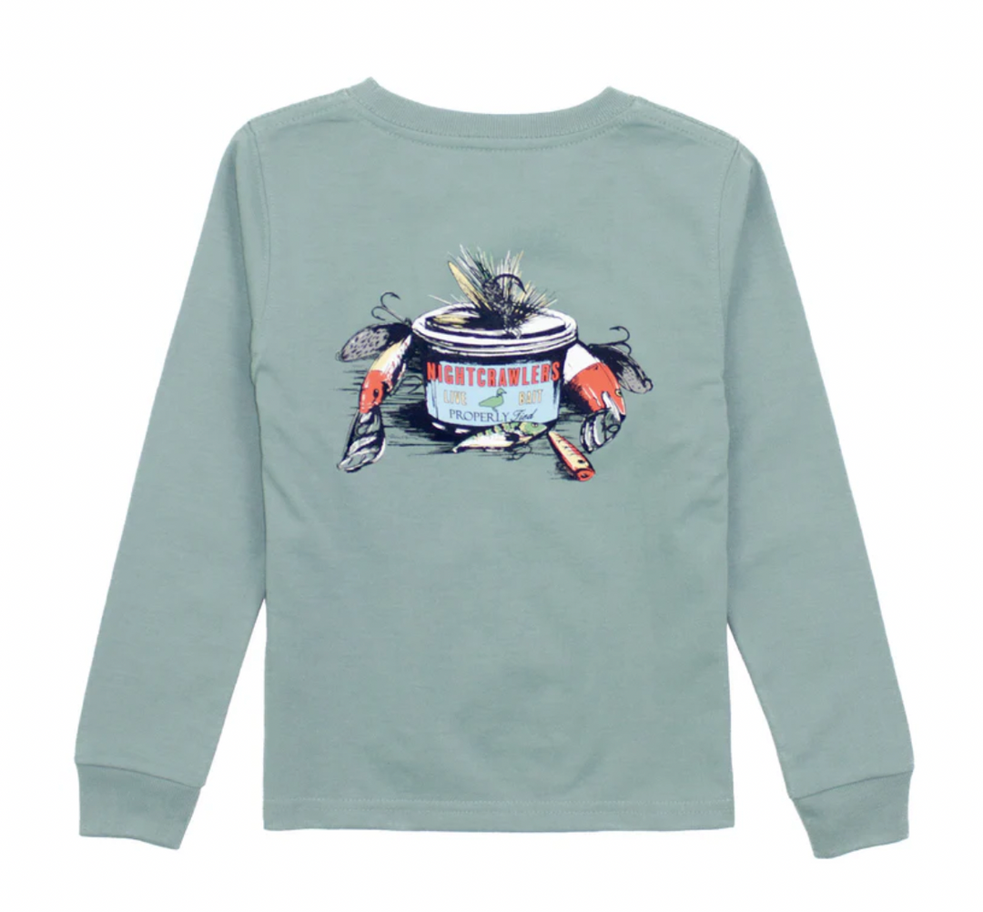 Boys Bait And Tackle LS Fog Tee