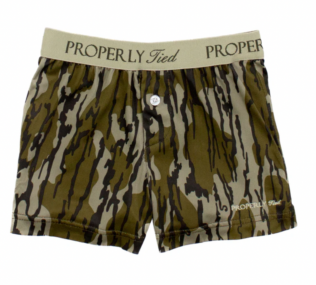 Boys Inlet Boxer Mossy Oak Original Bottomland