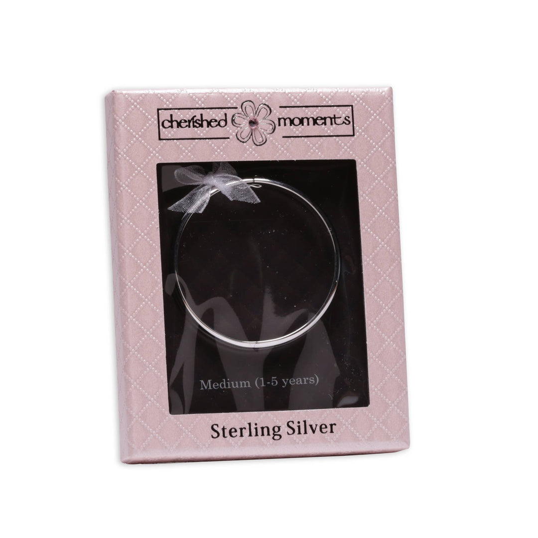 Cuff - Sterling Silver Kids Bracelet: Medium 1-5 Years