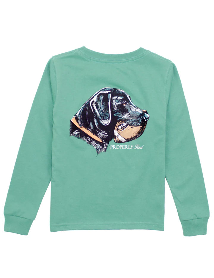 Boys Good Catch LS Ivy Tee