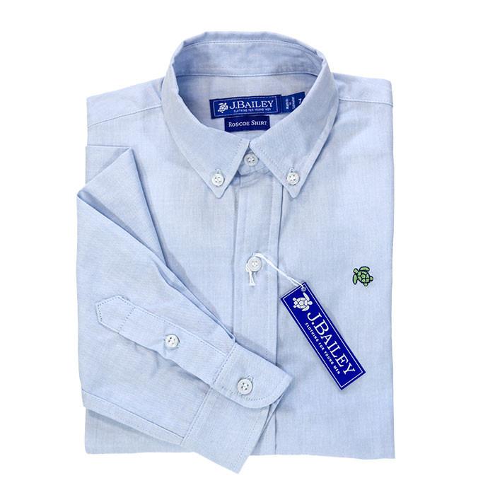 ROSCOE BUTTON DOWN SHIRT - BLUE OXFORD