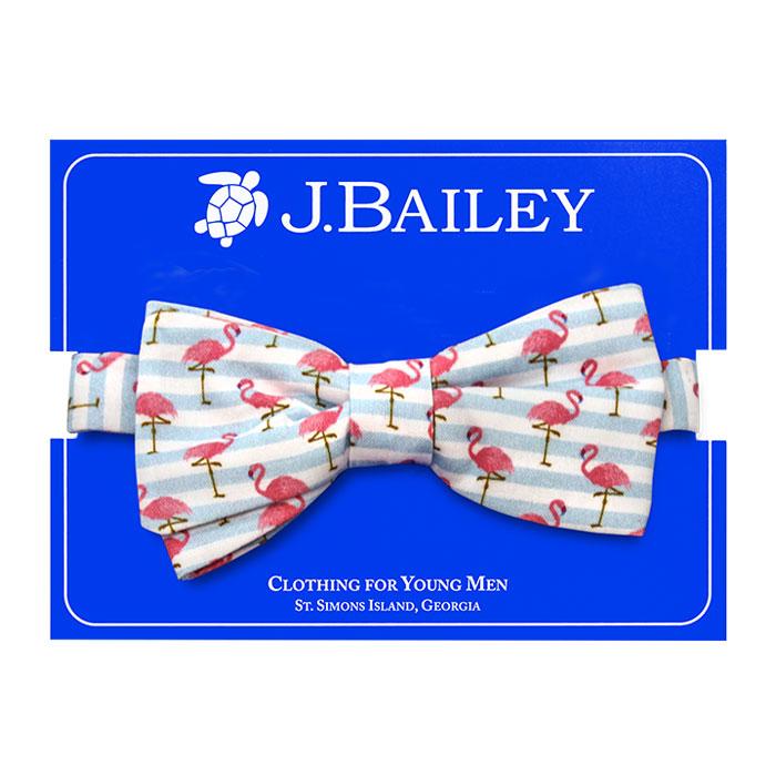 JOHNNY BOW TIE - FLAMINGO PRINT