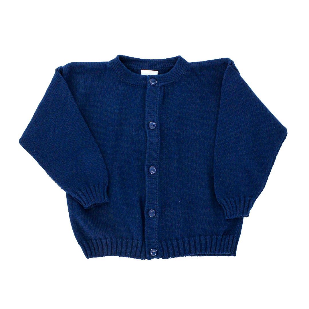 NAVY-CARDIGAN SWEATER