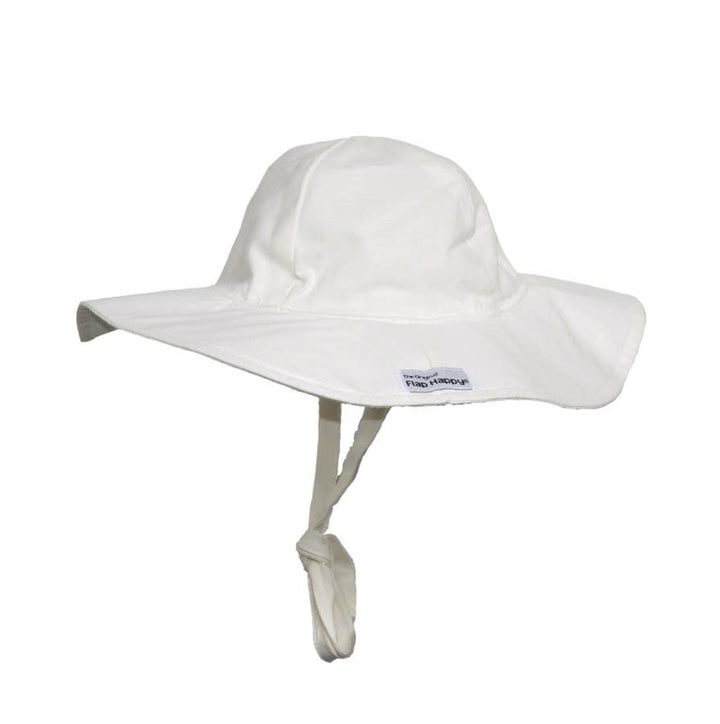 White Floppy Sun Hat/UPF50+