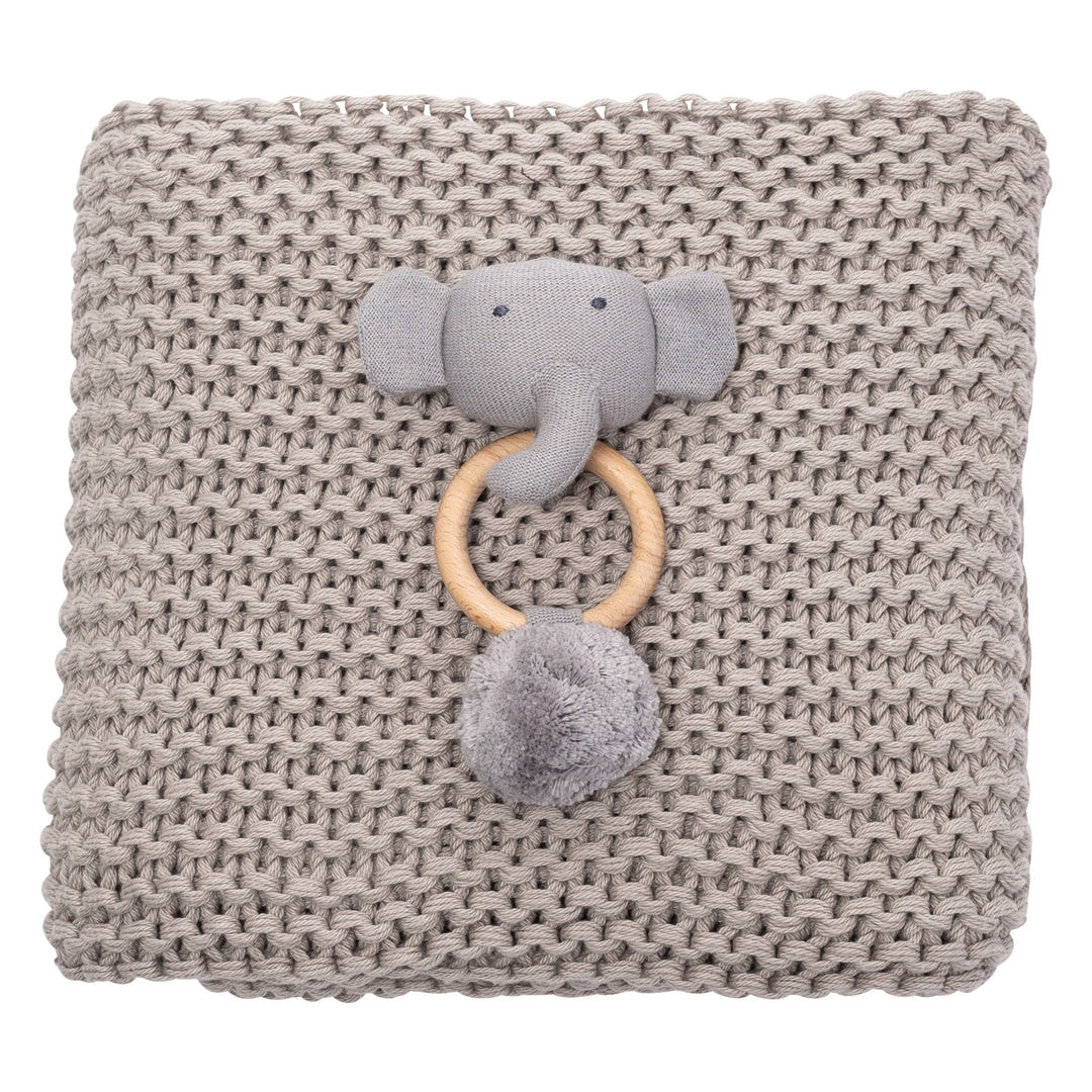 Organic Cotton Comfy Knit Baby Gift Set-GRAY