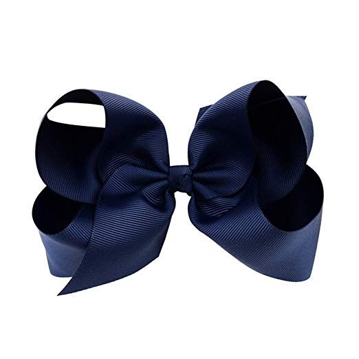 HB LARGE GROSGRAIN HAIR BOW 5-7IN