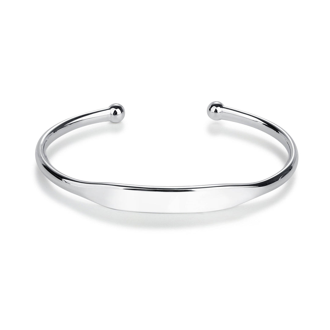 Cuff - Sterling Silver Kids Bracelet: Medium 1-5 Years