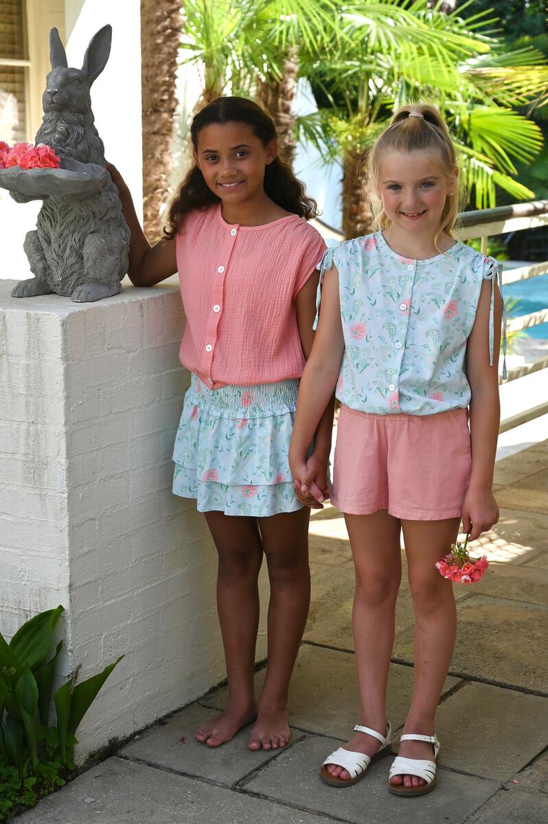 Maggie Top- Pastel Paisley