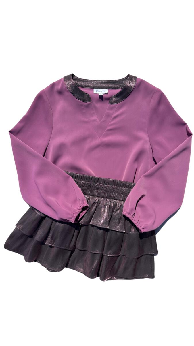 Milly Top Magenta/Plum