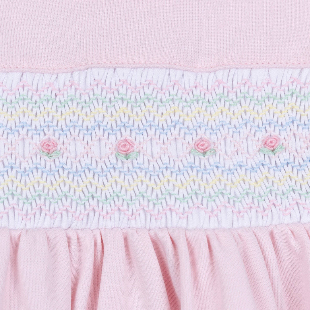 Junie's Classics Smocked Ruffle Footie