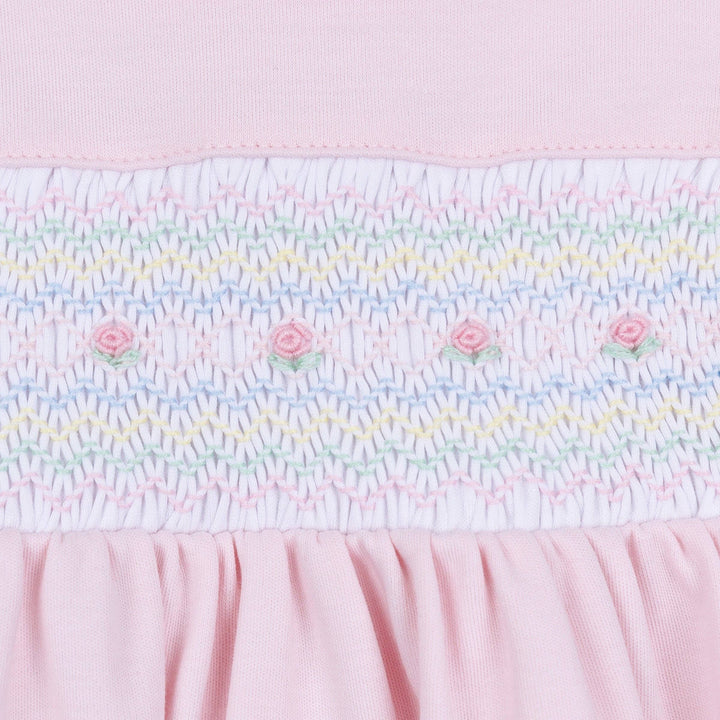 Junie's Classics Smocked Ruffle Footie