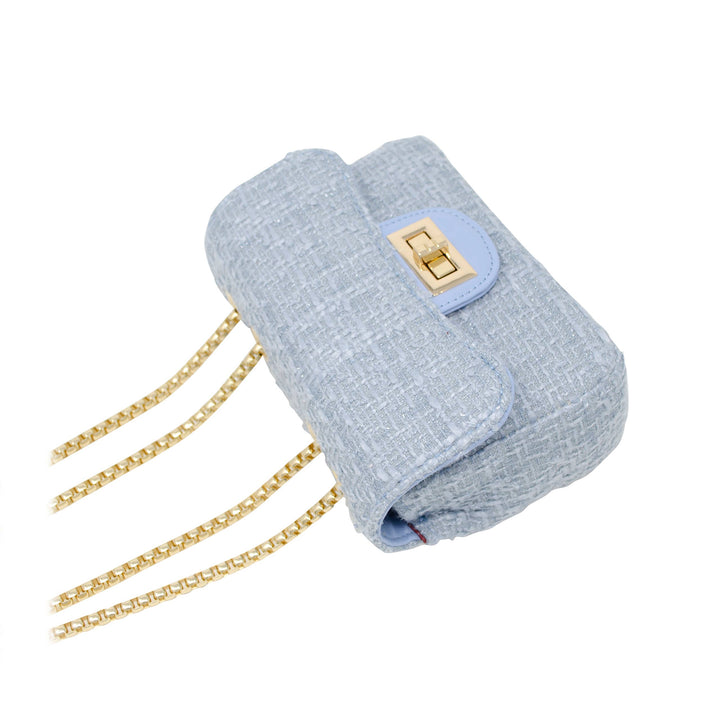 Classic Large Tweed Handbag: Cream