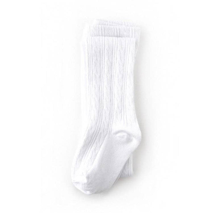 White Cable Knit Tights~ white