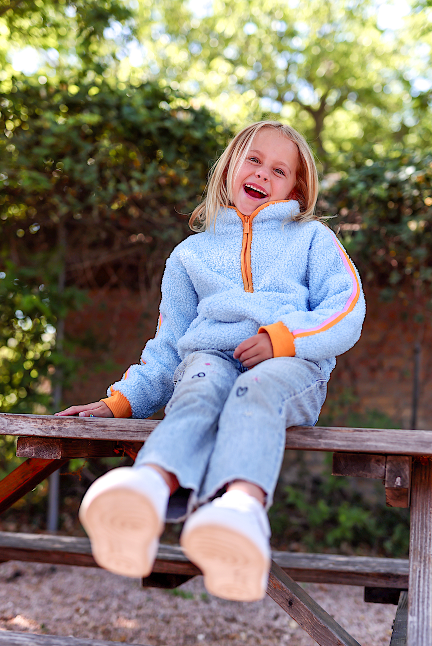 Teddy Pullover - Seaside Blue