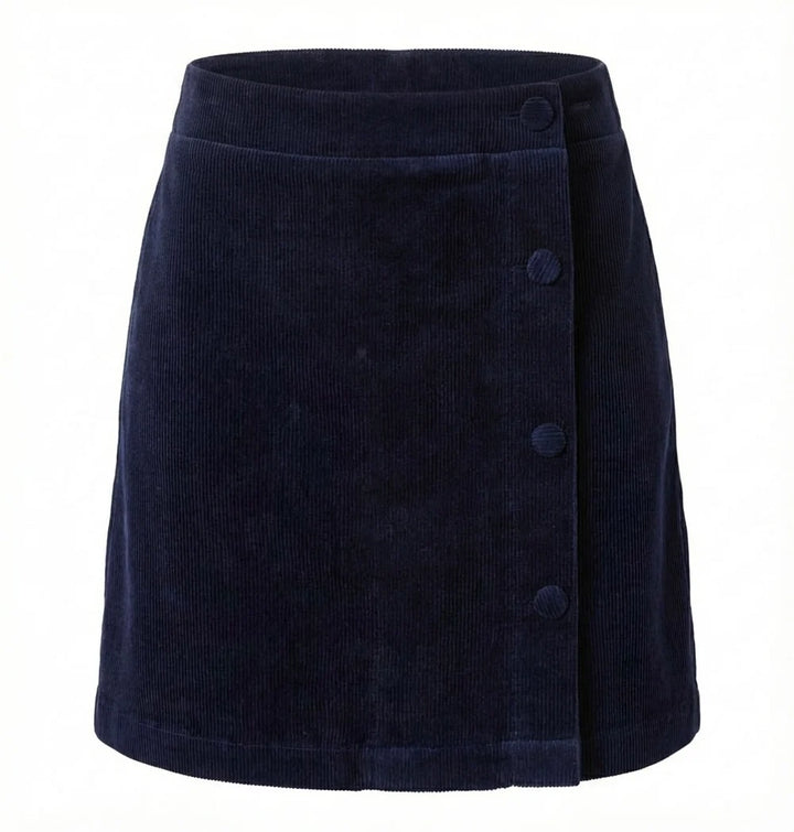 Reese Skirt Midnight Navy Corduroy