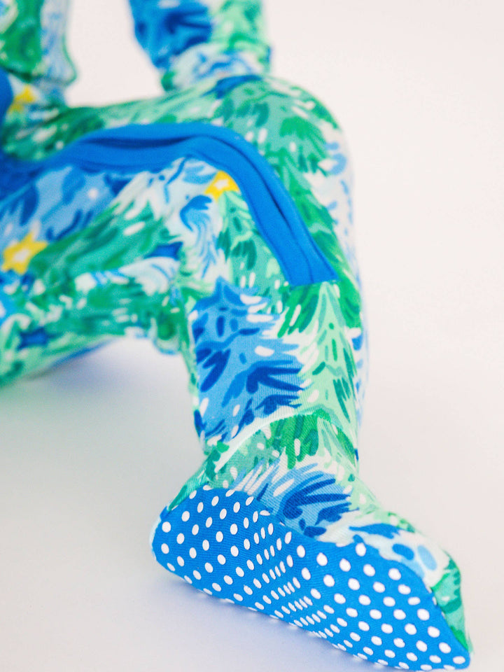 Baby Blue Jolly Grove Footed  Pajama