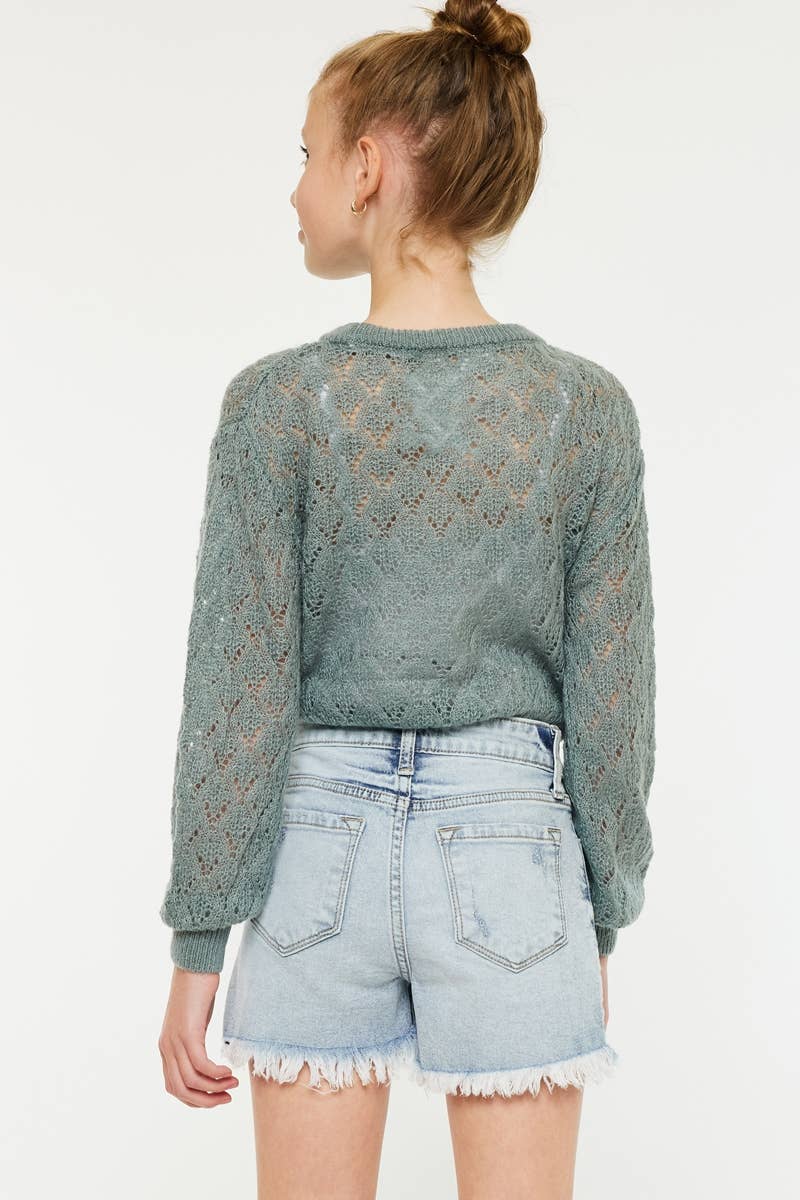 Carlie High Rise Mom Shorts