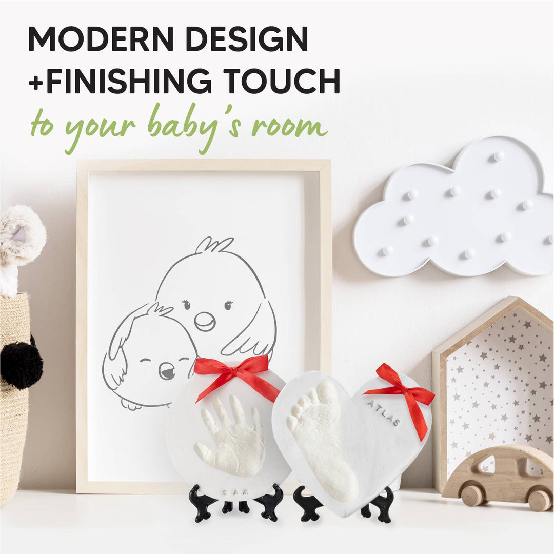KeaBabies ADORE Baby Handprint Keepsake Ornament (Glaze)
