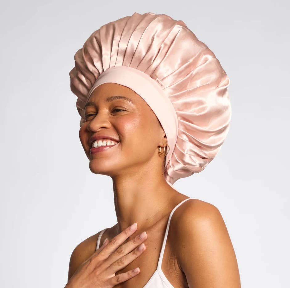 Adjustable Oversized Satin Bonnet
