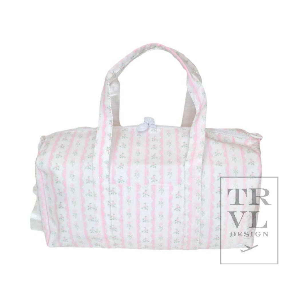 Weekender - Ribbon Floral Pink Duffel Bag: Ribbon Floral Pink