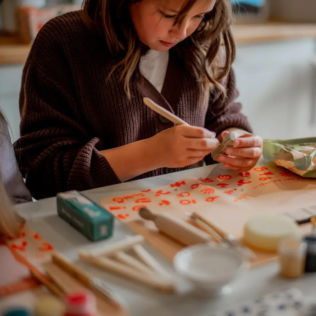 Sculpd Kids Home Pottery Craft Kit: 7-9