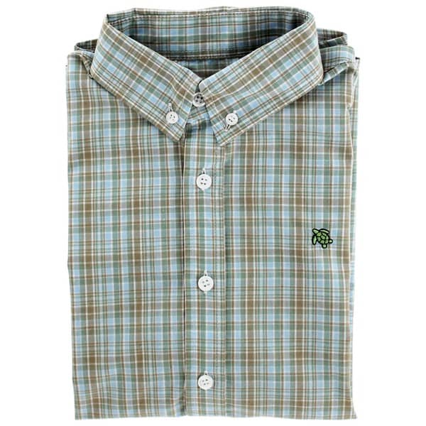 Roscoe Button Down- Brownstone