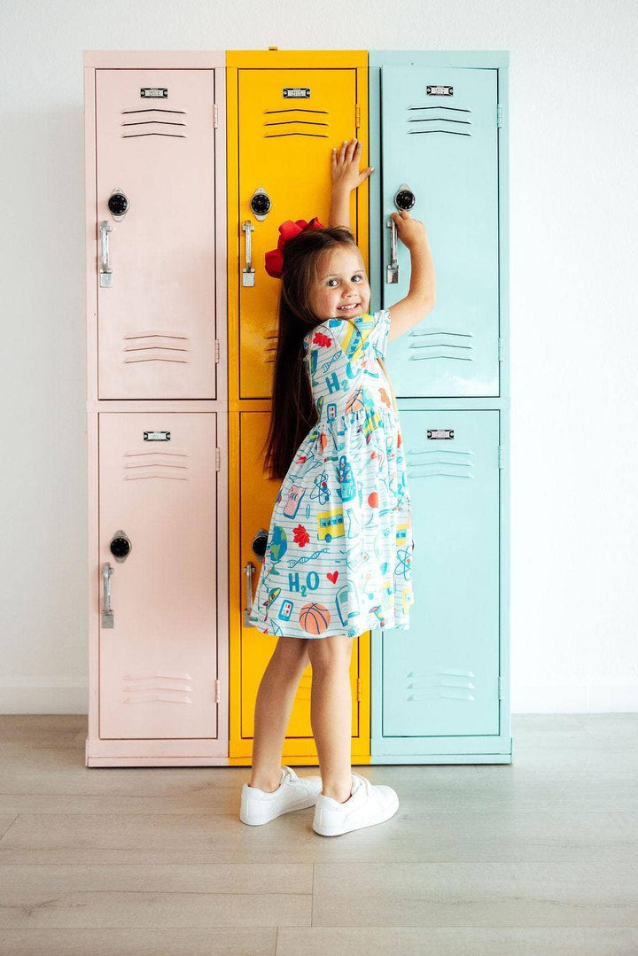 School Rules Pocket Twirl Dress