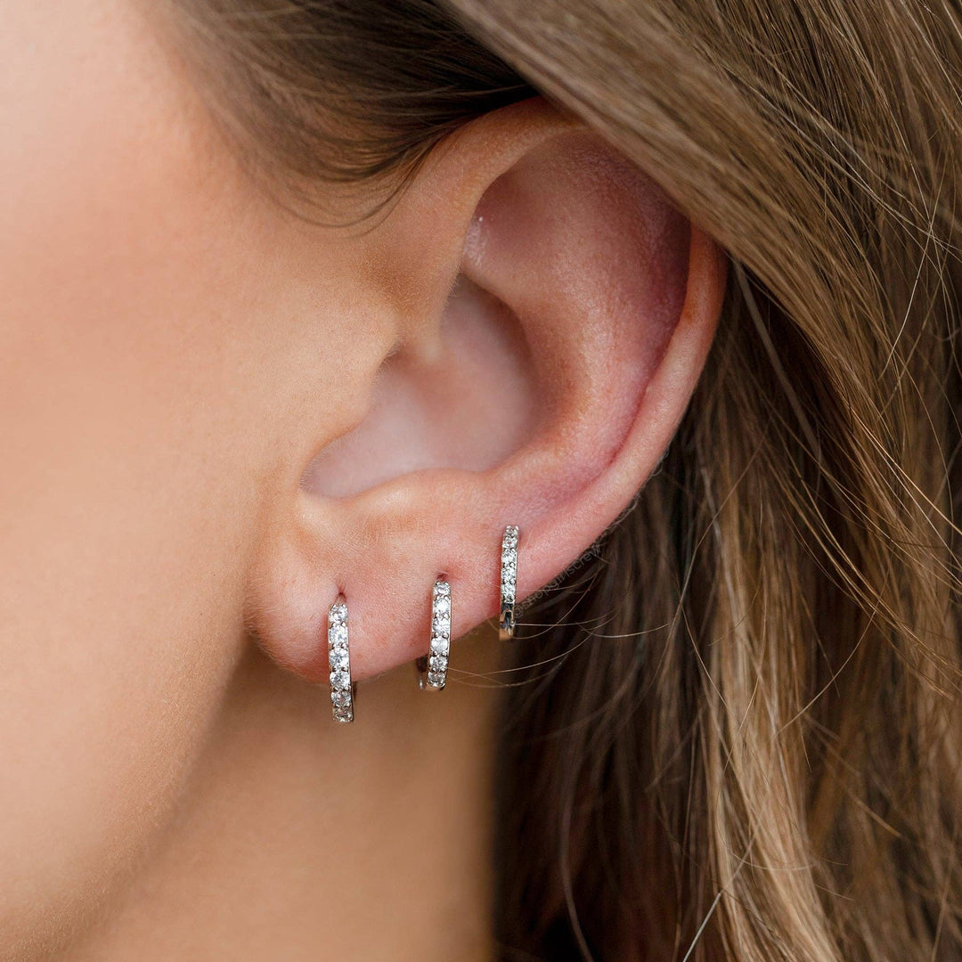 Walk of Fame Hoop Set: Rose Gold