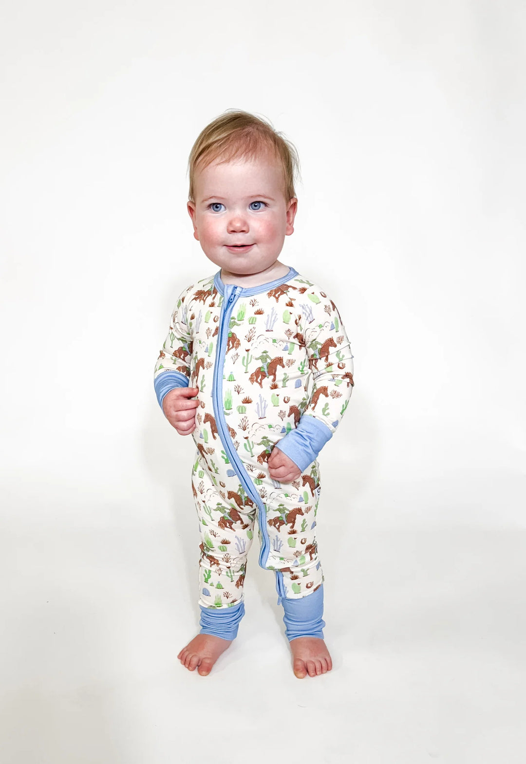 Convertible Romper -Saddle Up Cowboy
