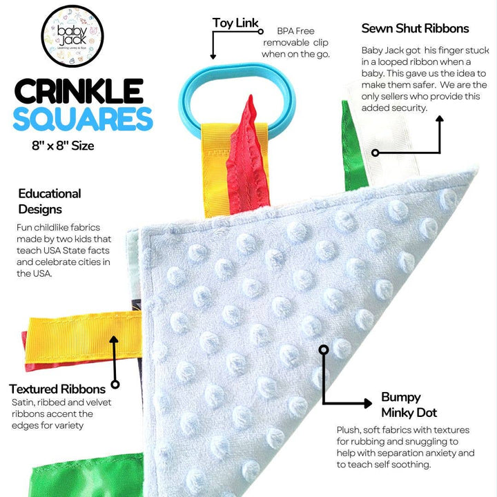 Space Crinkle Tag Square