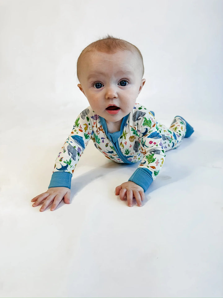 Convertible Romper - Ocean Friends