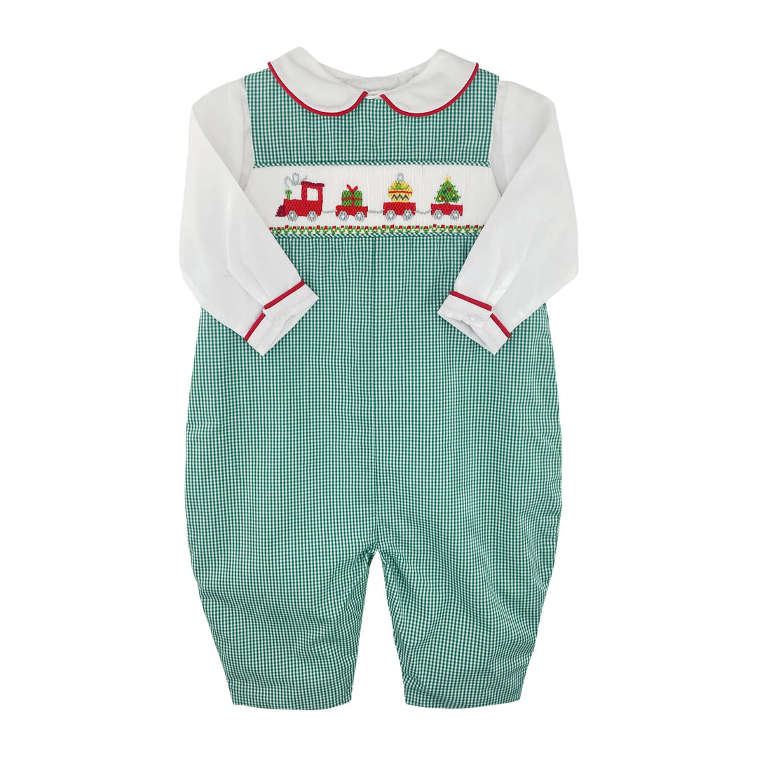 Smocked Christmas Train Longall