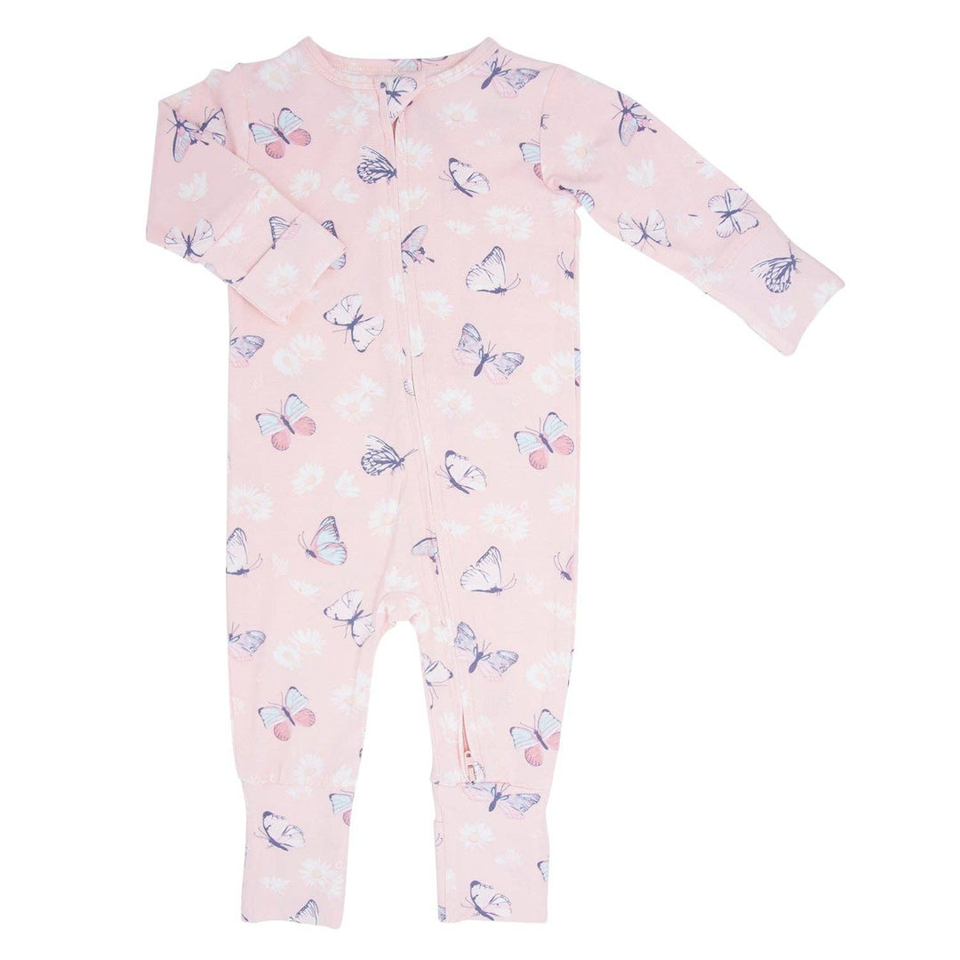 Convertible Romper - Butterfly Daisy Pink
