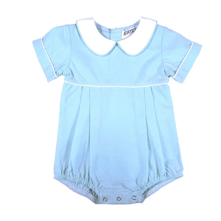 Blue Poplin Boy Bubble
