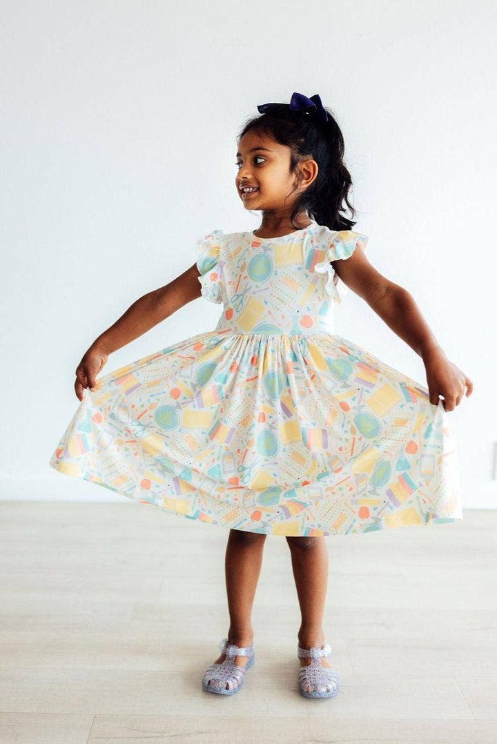 Campus QT Flutter Sleeve Twirl Dress