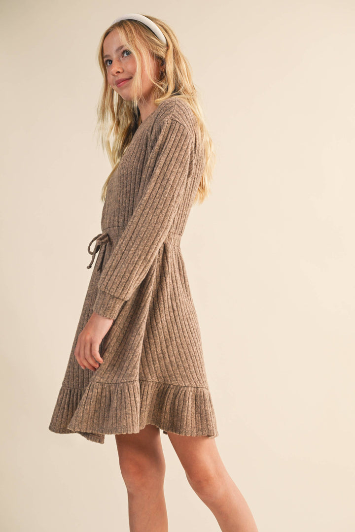 HACCI LONG SLEEVE DRESS