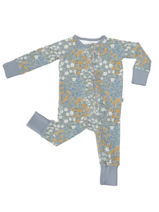 Convertible Romper - Blue Meadow