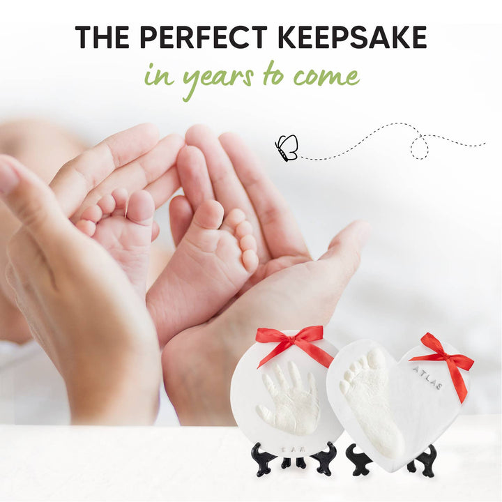 KeaBabies ADORE Baby Handprint Keepsake Ornament (Glaze)