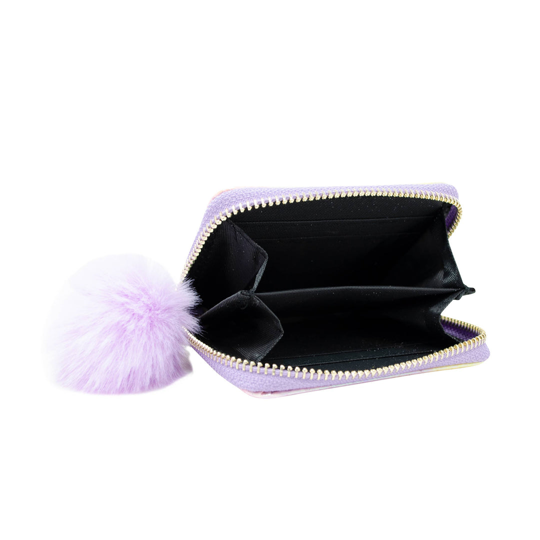 Shiny Tie Dye Mermaid Scale Wallet