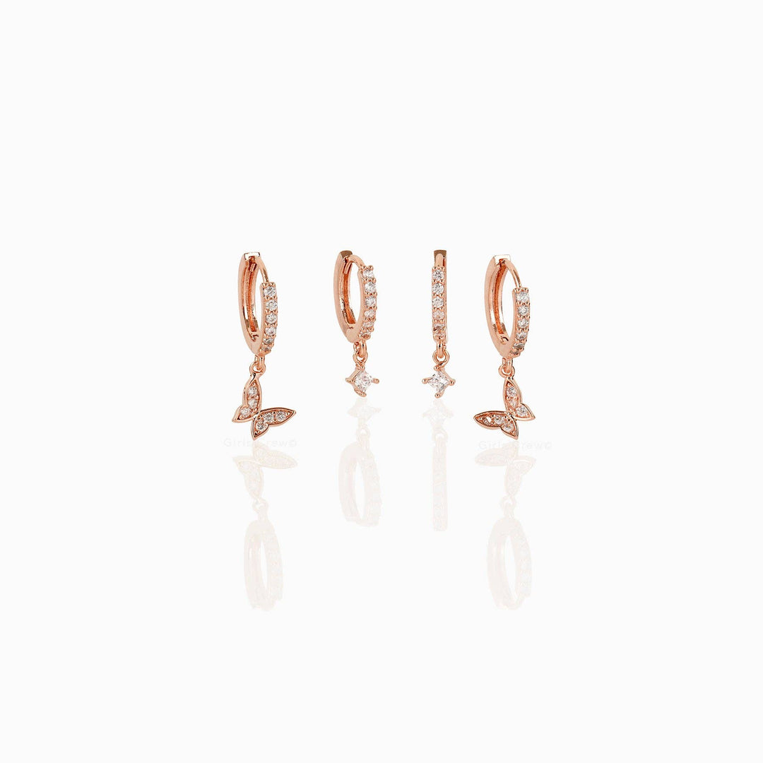 Fly With Me Hoops: Gold