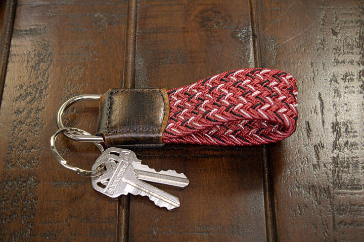 Braided Stretch Woven Carolina keychain