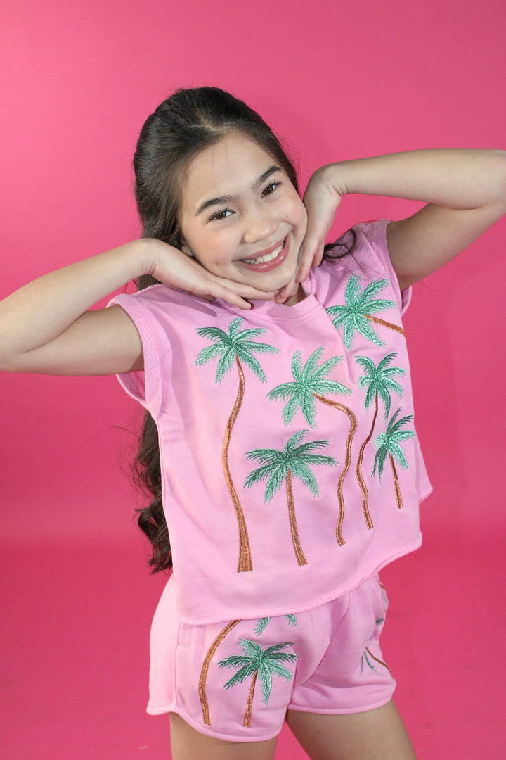 Embroidered Palm Top